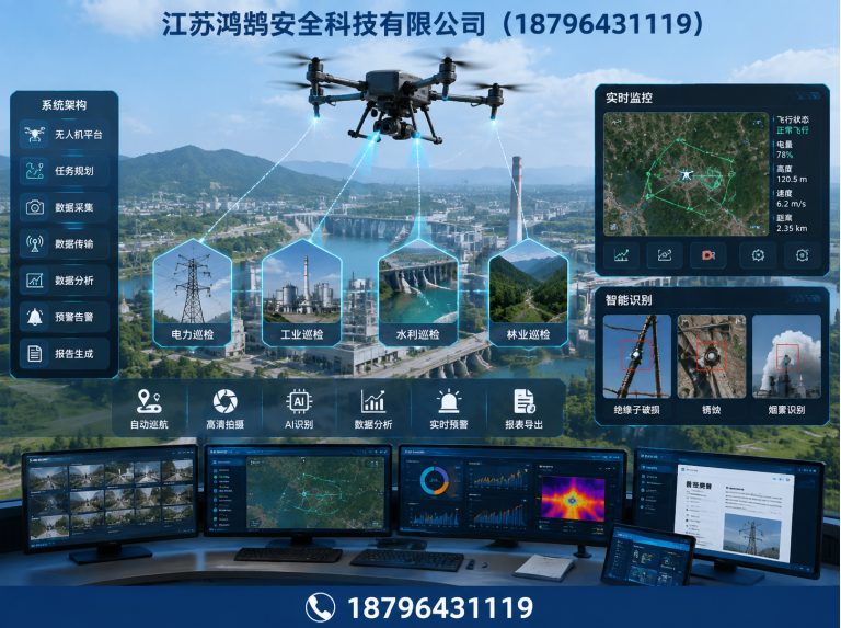 荆州无人机巡检系统展示图